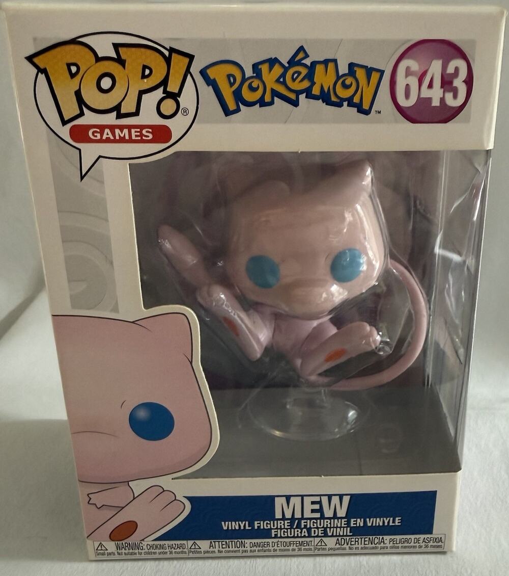 Funko POP! Games: Pokemon MEW Figure #643. New In Box.